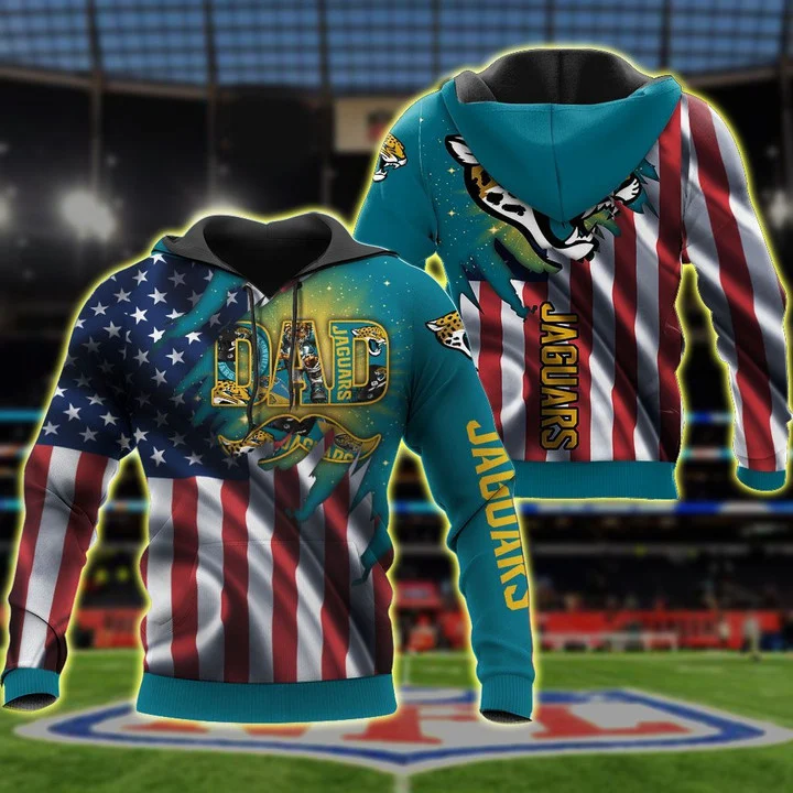 Dad Jacksonville Jaguars For Gift Father is Day - Hoodie 3D