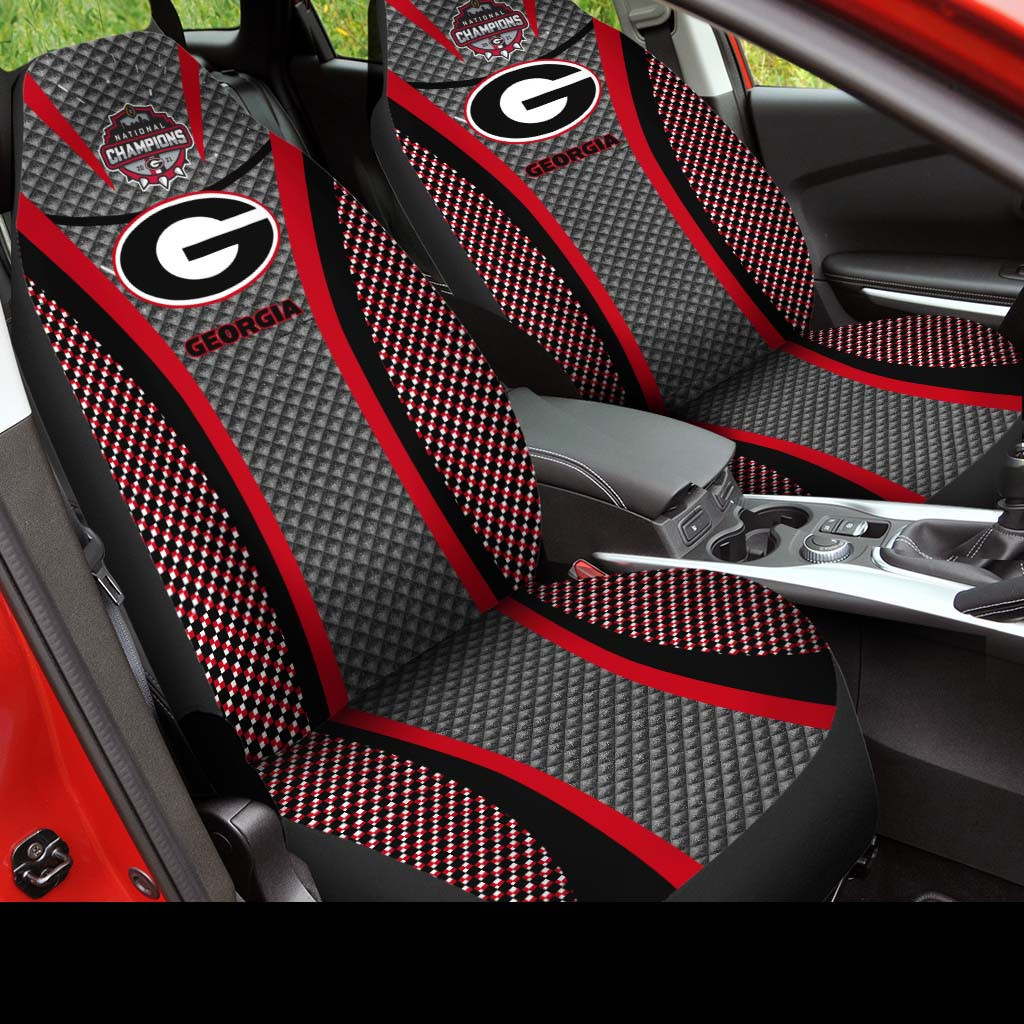 Georgia bulldogs Champion Car Seat Covers (SET OF 2) - v6