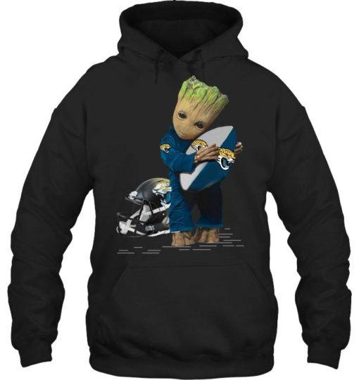 Groot Loves Jacksonville Jaguars Fan - Hoodie 3D